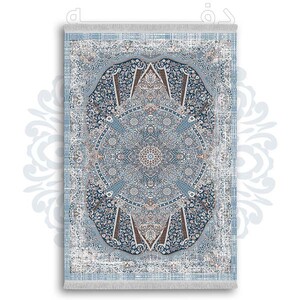 فرشینه از جنس پارچه هازان مخمل ترک طرح سنتی و مدرن برند دفه کد DDSMM129