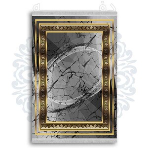 فرشینه از جنس پارچه هازان مخمل ترک طرح کلاسیک برند دفه کد DK 4