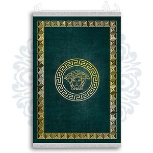 فرشینه از جنس پارچه هازان مخمل ترک طرح کلاسیک برند دفه کد DK 19