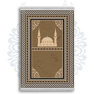 فرشینه از جنس پارچه هازان مخمل ترک طرح سجاده برند دفه کد DSJ 5