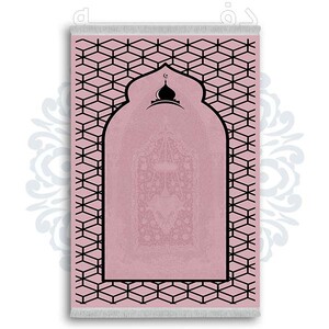 فرشینه از جنس پارچه هازان مخمل ترک طرح سجاده برند دفه کد DSJ 37