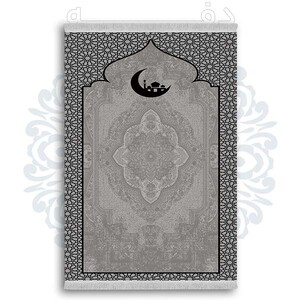 فرشینه از جنس پارچه هازان مخمل ترک طرح سجاده برند دفه کد DSJ 51