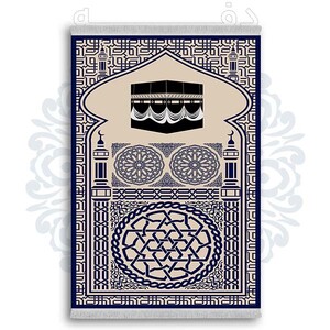فرشینه از جنس پارچه هازان مخمل ترک طرح سجاده برند دفه کد DSJ 61