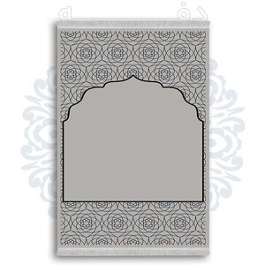 فرشینه از جنس پارچه هازان مخمل ترک طرح سجاده برند دفه کد DSJ 79