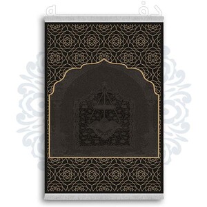 فرشینه از جنس پارچه هازان مخمل ترک طرح سجاده برند دفه کد DSJ 84