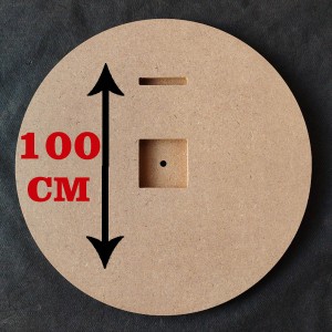 ساعت قطر 100 سانت دایره گرد ضخامت 16 میل  (خام)