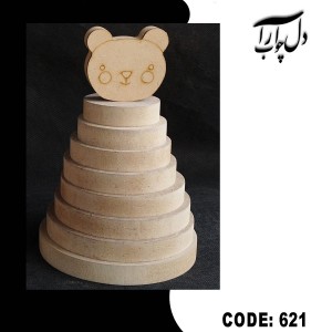 هرم هوش طرح خرس تدی (خام)