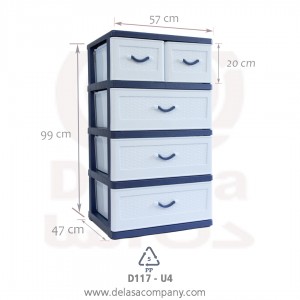 D117-U4 سرمه ای  دل آسا