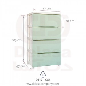 D117-CG4 سبز  دل آسا