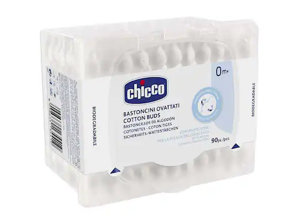گوش پاک کن محافظ دار 90 عددی چیکو chicco