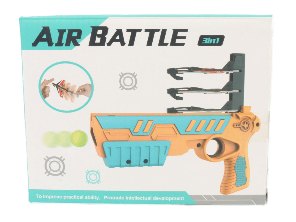 تفنگ اسباب بازی هواپیما پرتاب کن 3 کاره مدل Air battle