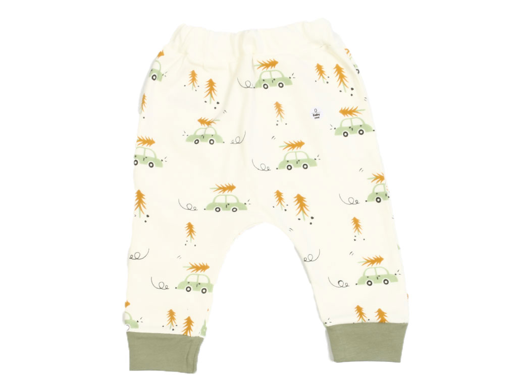 شلوار راحتی نوزادی پسرانه طرح ماشین و کاج بیبی وان baby one