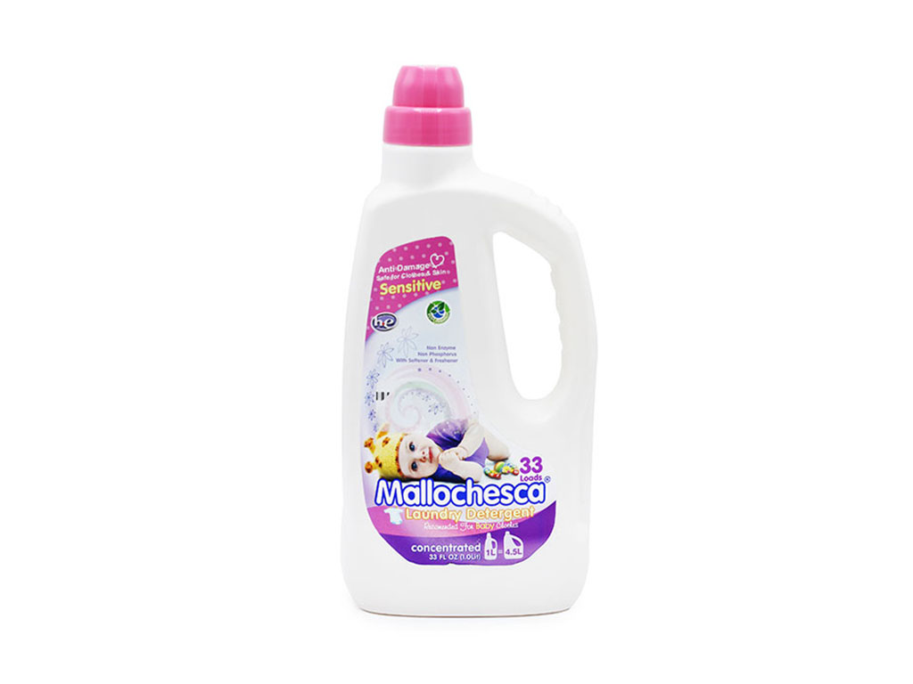 مایع لباسشویی مخصوص لباس نوزاد و کودک 1000 میلی لیتر Mallochesca-غیر قابل ارسال