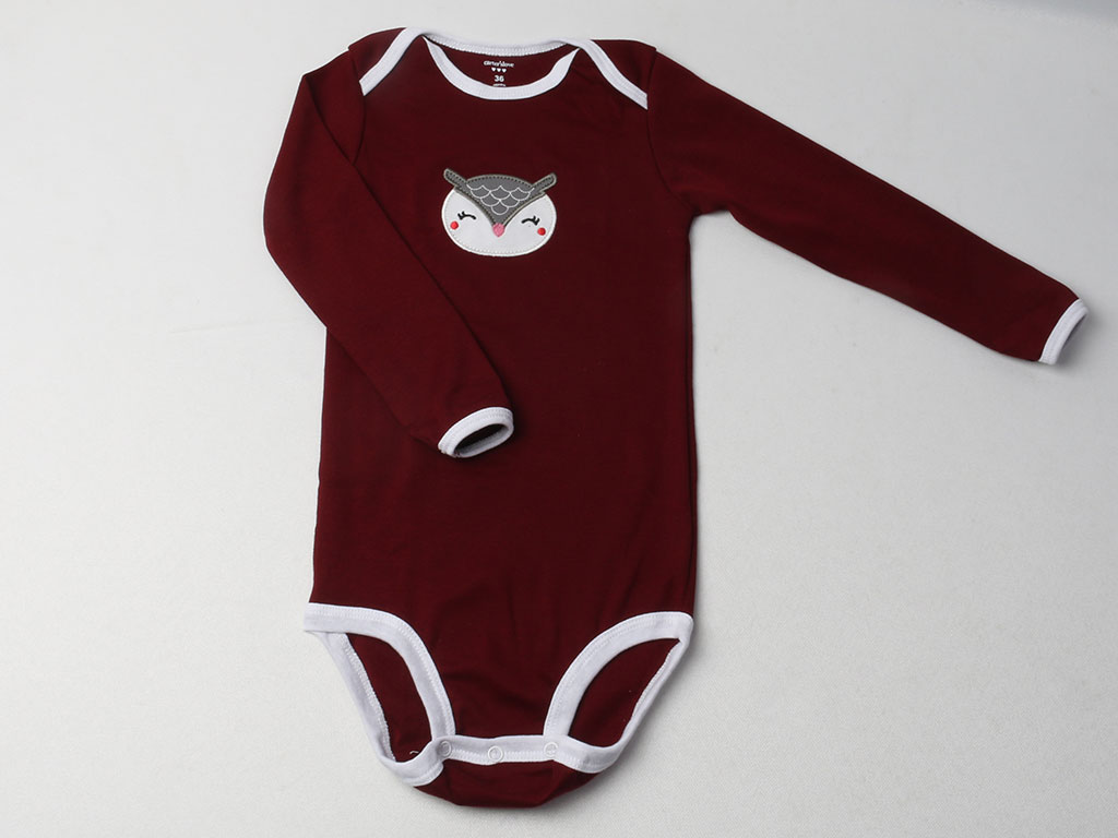 بادی آستین بلند نوزادی دخترانه 36 ماه کارترز لاو carters love