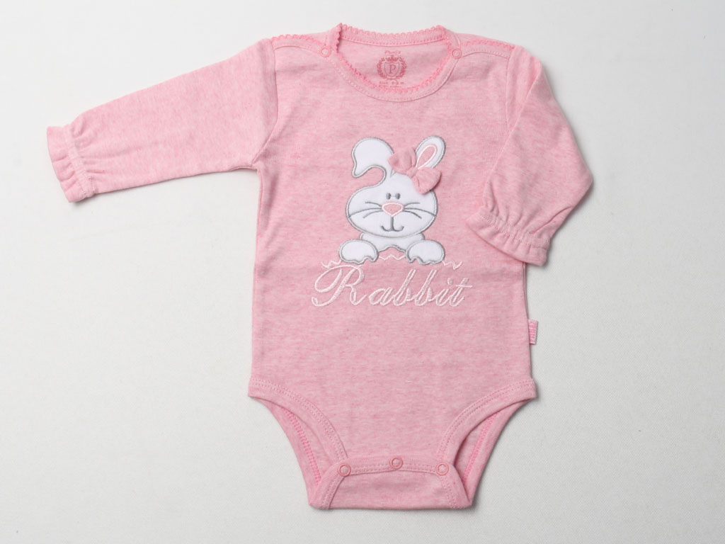 بادی نوزادی دخترانه طرح خرگوش rabbit پاریز Pariz