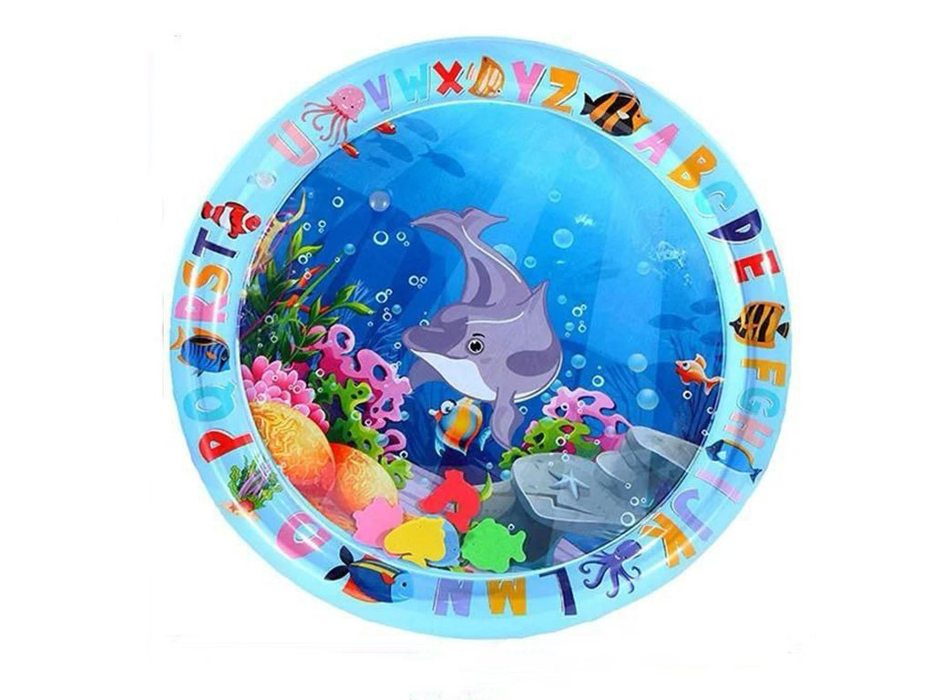 سفره آکواریومی (واتر مت) جعبه ای مدل دایره ای طرح نهنگ
