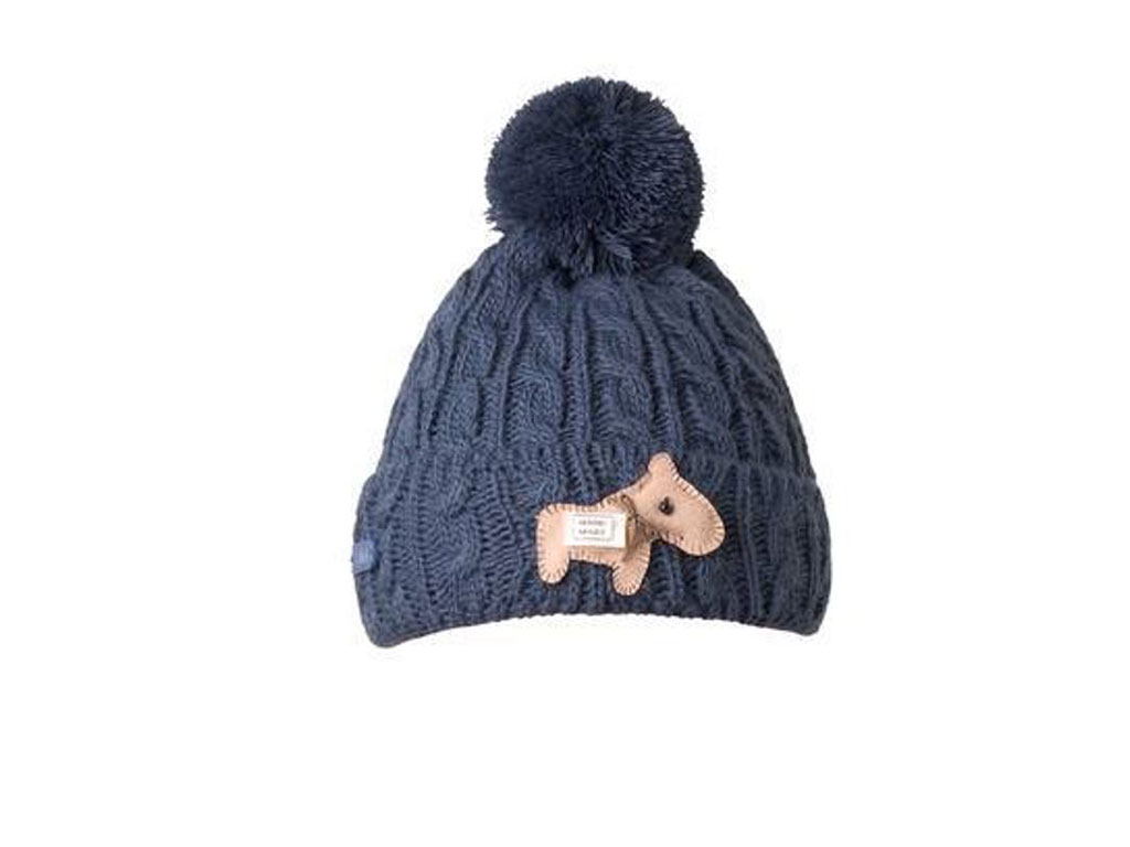 کلاه بافت لبه دوبل تک پوم آی کلیک Icilek