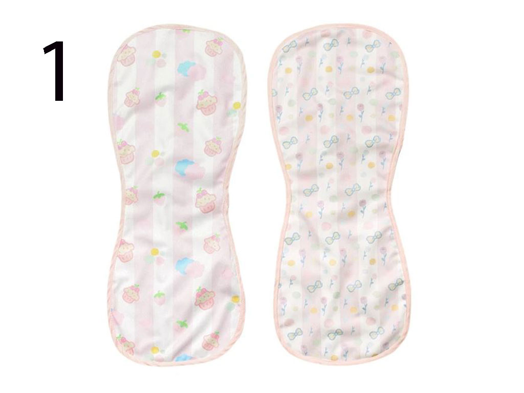 دستمال آروغ گیر نوزادی دخترانه 2 عددی omee baby