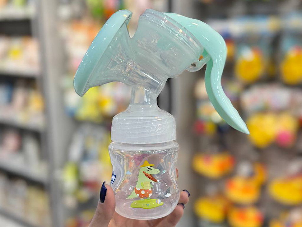 شیردوش دستی به همراه شیشه شیر حجم 125 mil انلی بیبی only baby