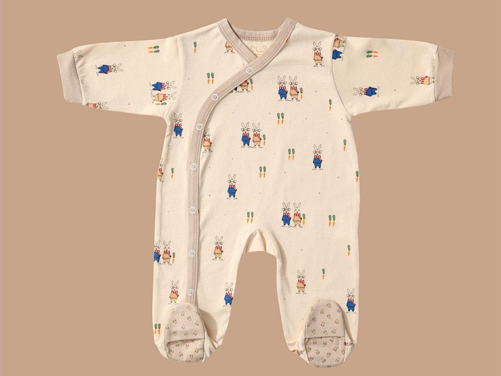 سرهمی کرم روشن نوزادی طرح rabbit شابن  Shabenbaby