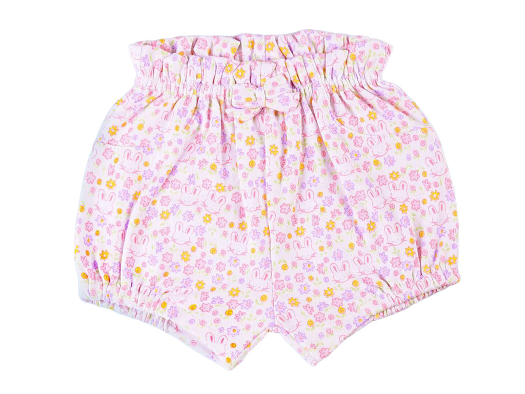 شلوارک راحتی دخترانه نوزادی مدل Happy bunny پاریز Pariz