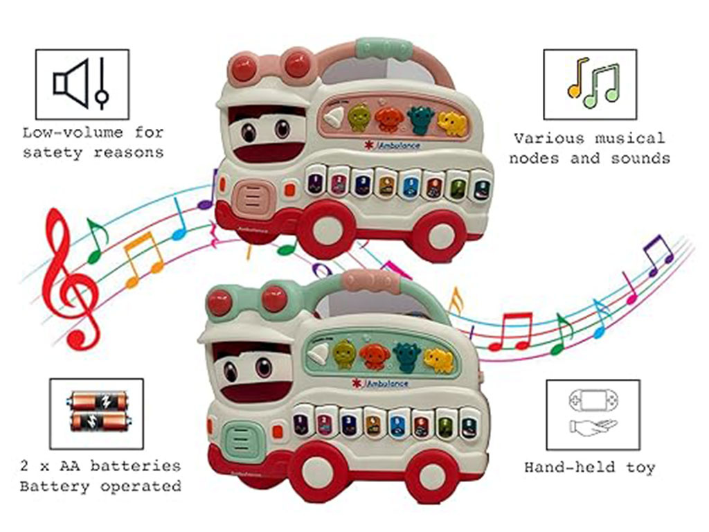 ارگ موزیکال مدل ماشین اسباب بازی jialegu toys