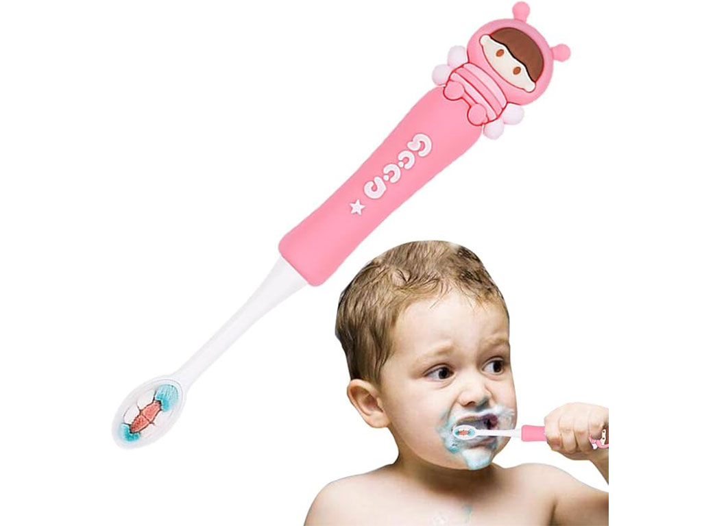 مسواک کودک طرح زنبور دارای قاب