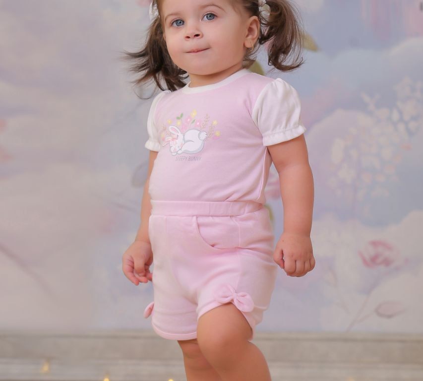 شلوارک نوزادی دخترانه طرح خرگوش بانی نی نی سان nini sun