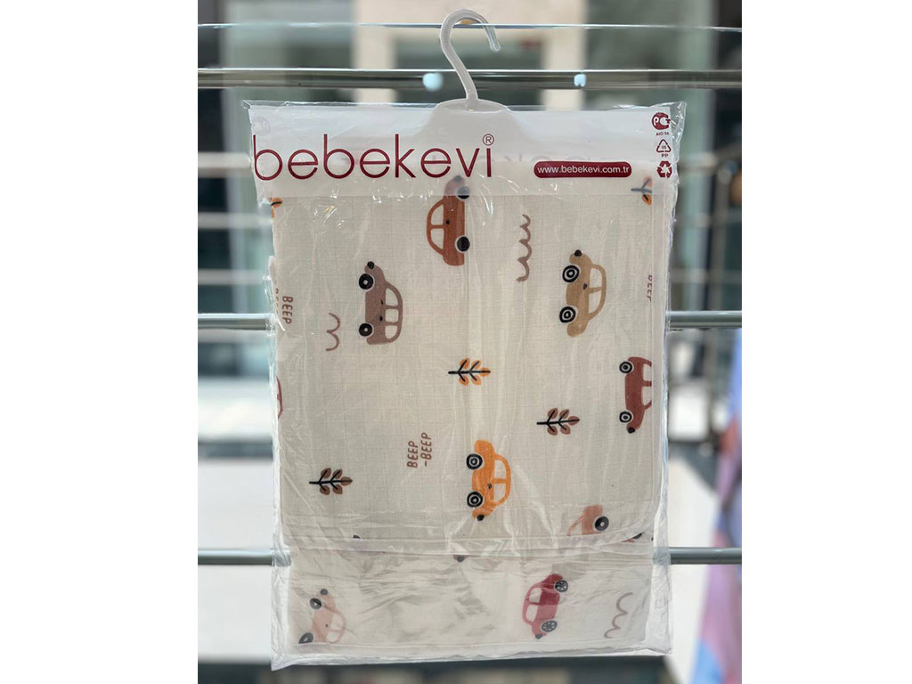 ست حوله کلاهدار و لیف نوزادی ببکوی bebekevi
