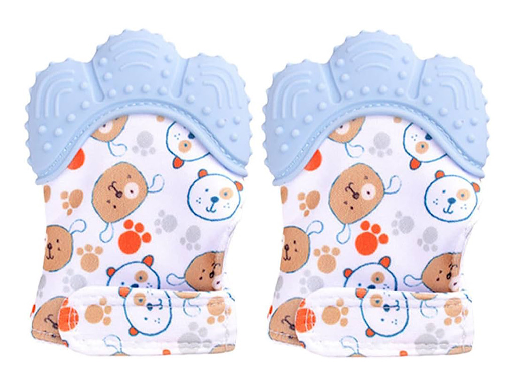 دستکش دندانگیردار نوزادی طرح حیوانات only baby