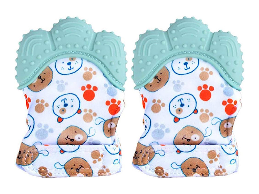 دستکش دندانگیردار نوزادی طرح حیوانات only baby