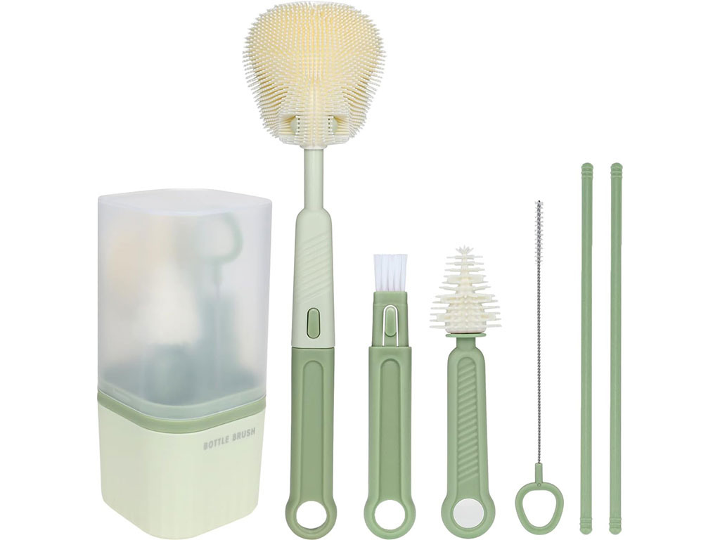 آبچکان و شیشه شور سیلیکونی قاب دار لوازم نوزاد و کودک Bottle Brush