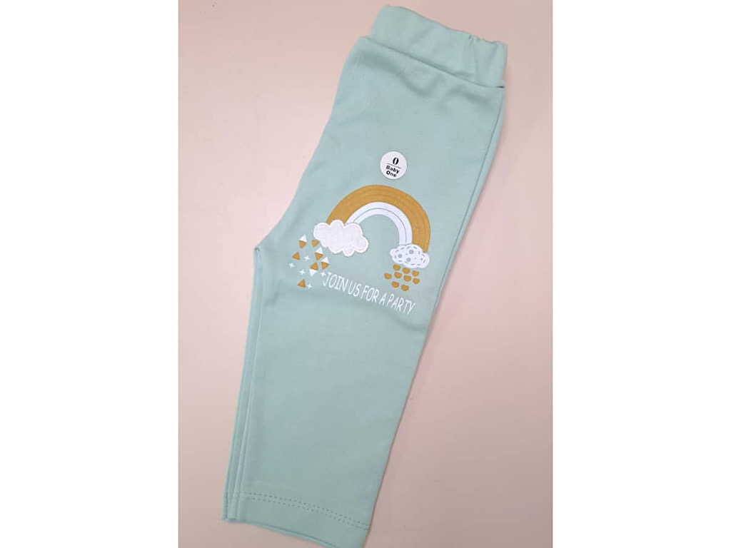 شلوار راحتی نوزادی طرح رنگین کمان بیبی وان baby one