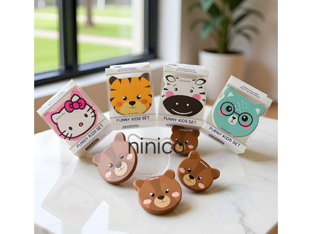 ظرف خوراکی 4 تکه  طرح حیوانات chicoo