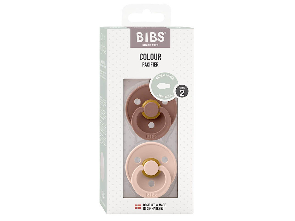 پستانک دو عددی سایز دو  بالای 6  ماه بیبس BIBS