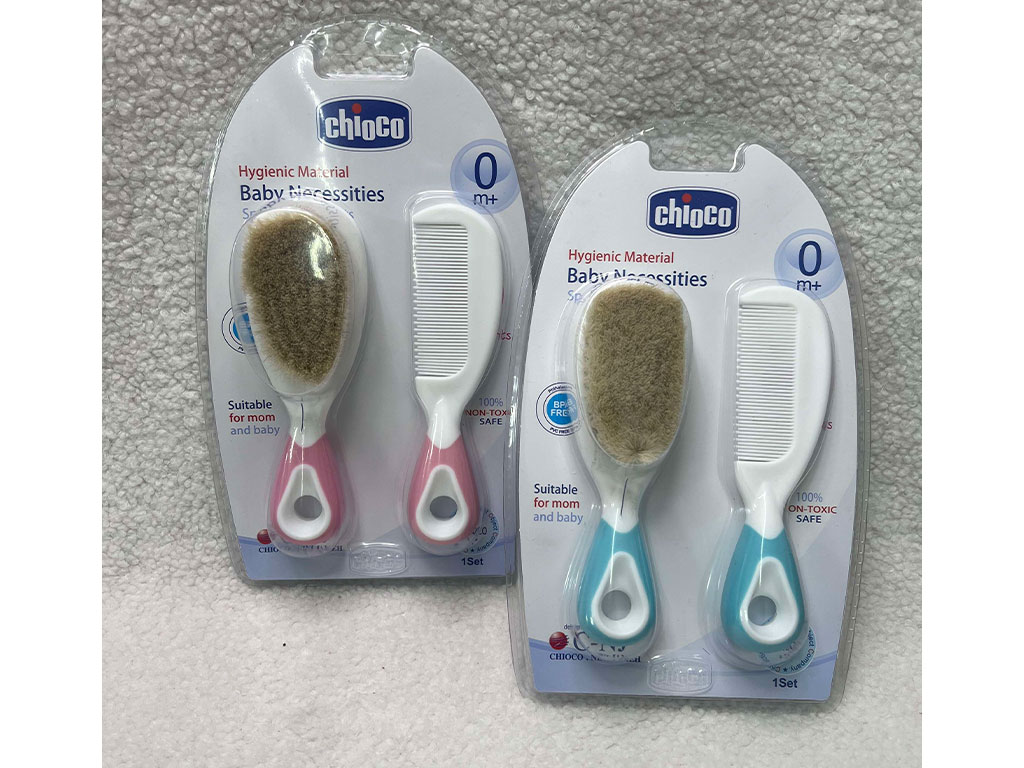 ست شانه و برس نوزادی طرح چیکو chioco