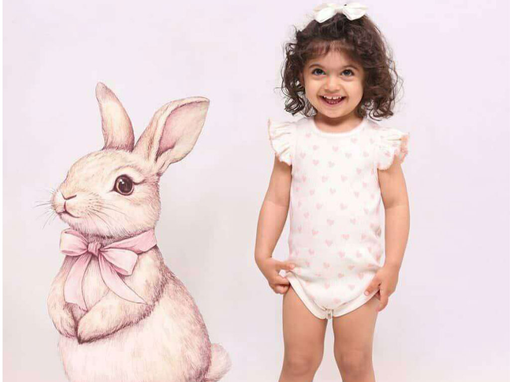 بادی رکابی نوزادی طرح هپی happy نی نی سان nini sun