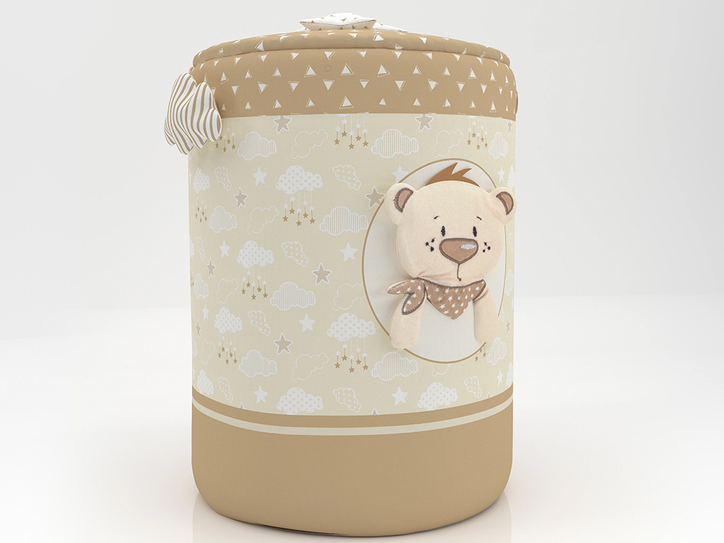 سبد لباس سایز متوسط  اتاق کودک Teddy Bear رزبرن  rose born