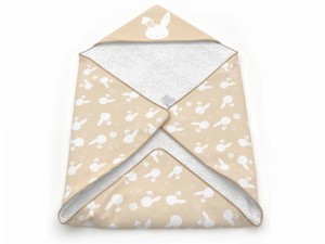 پتو دورپیچ کلاهدار Flower Bunny رزبرن roseborn