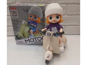 اسباب بازی موتور سوار دخترانه موزیکال مدل Tide Flow Car