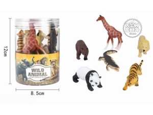 ست فیگور حیوانات وحشی 6 عددی مدل Wild Animal