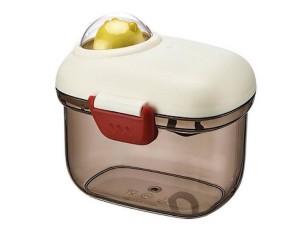 انبار ذخیره شیر خشک پیمانه دار شفاف 500 میلی لیتر  نوزادی از برند  LUSN