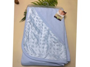 پتو نوزادی کلاه دار یک رو مخمل و یک رو آستر نخ پنبه carters کارترز