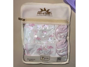 ست بیمارستانی 7  تکه طرح فلامینگو  نی نی سان nini sun