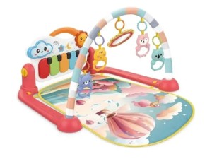 تشک بازی موزیکال نوزادی چند منظوره طرح بالن مدل Piano Fitness Rack هانگر huanger