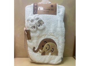 ست حوله 5 تکه فیل و  پاندا نوزادی مادرکر  mothercare