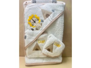 ست حوله 6  تکه طرح تدی نوزادی lovi baby