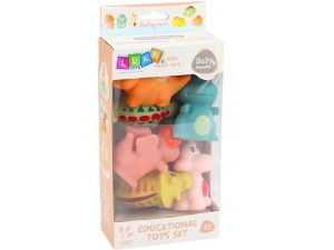 پوپت حمام 6  عددی طرح حیوانات BABY FAVORITE