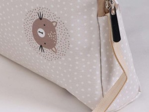 کیف پوشک کنفی گربه نسکافه ای الا ELA