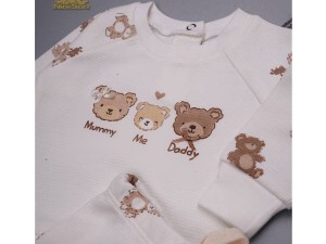 بلوز آستین بلند نوزادی دخترانه طرح cubbie نی نی سان nini sun